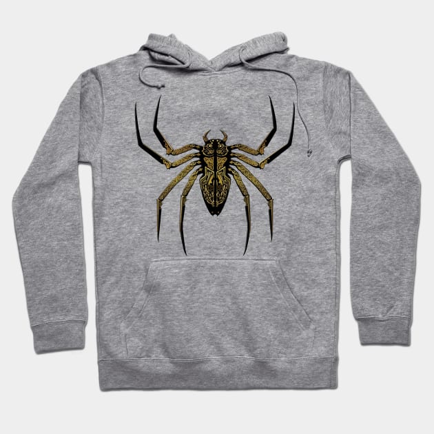 spider Hoodie by KHMISSA ART